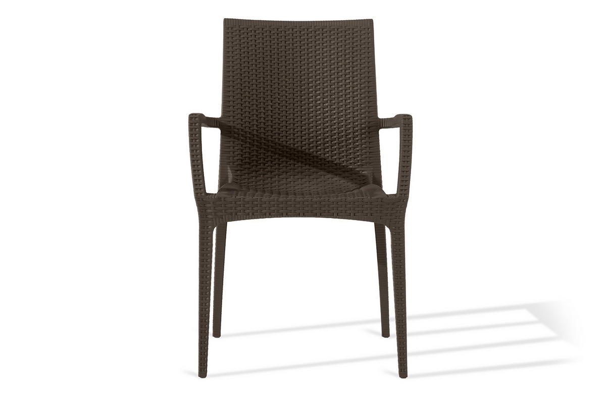 GARTENMÖBEL-SET LEOPSI, ETULI 5-tlg, Braun - Braun, Kunststoff - KONSIMO®