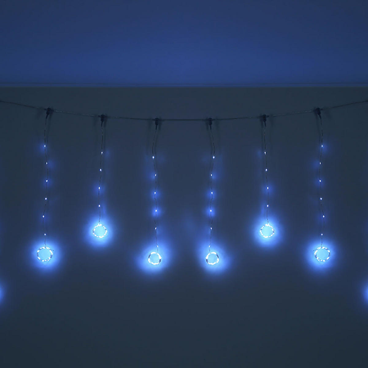 LED DEKORLEUCHTE Klar Kunststoff - Klar, Metall (300/300/300cm) - Globo Lighting