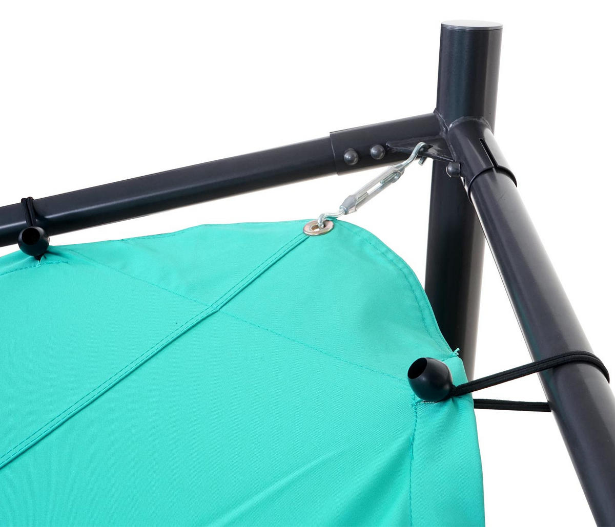 PERGOLA Türkis - Türkis, Metall (411/292/411cm) - MCW