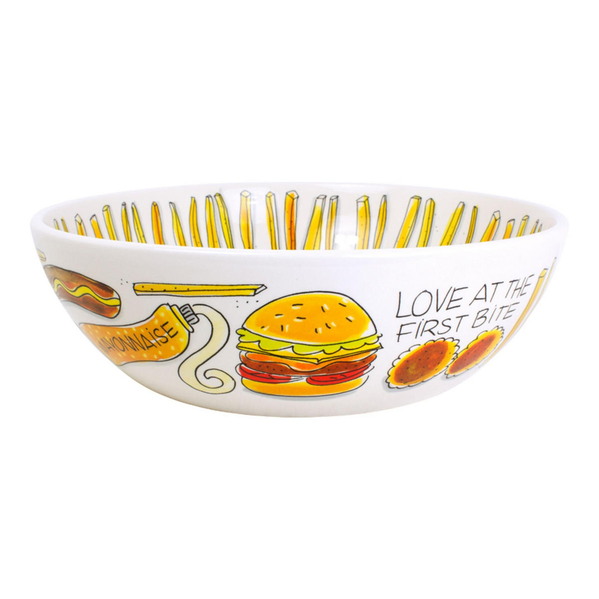 SCHALE Snack in Bunt - 30cm - Multicolor, Keramik (9cm) - Blond Amsterdam