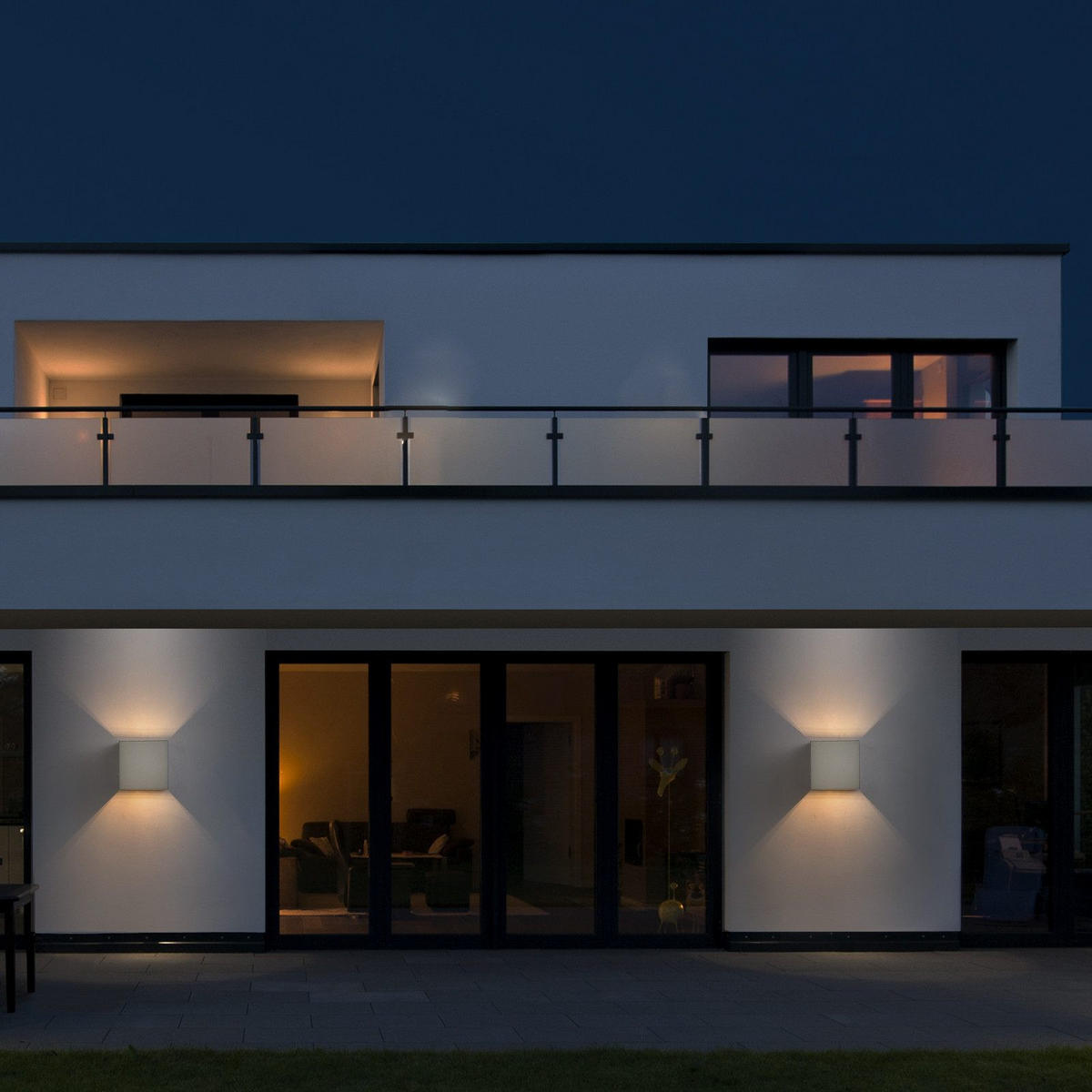 WANDLEUCHTE Inspiration - Grau, Metall (10/10/10cm) - Nettlife