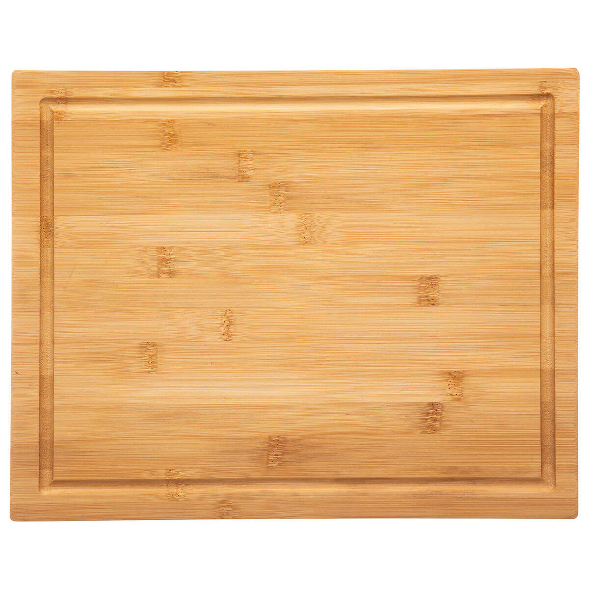SCHNEIDEBRETT mit Edelstahl-Schublade, Bambus, 35 x 28 cm - Braun, Holz (28.2/35cm) - 5five Simply Smart