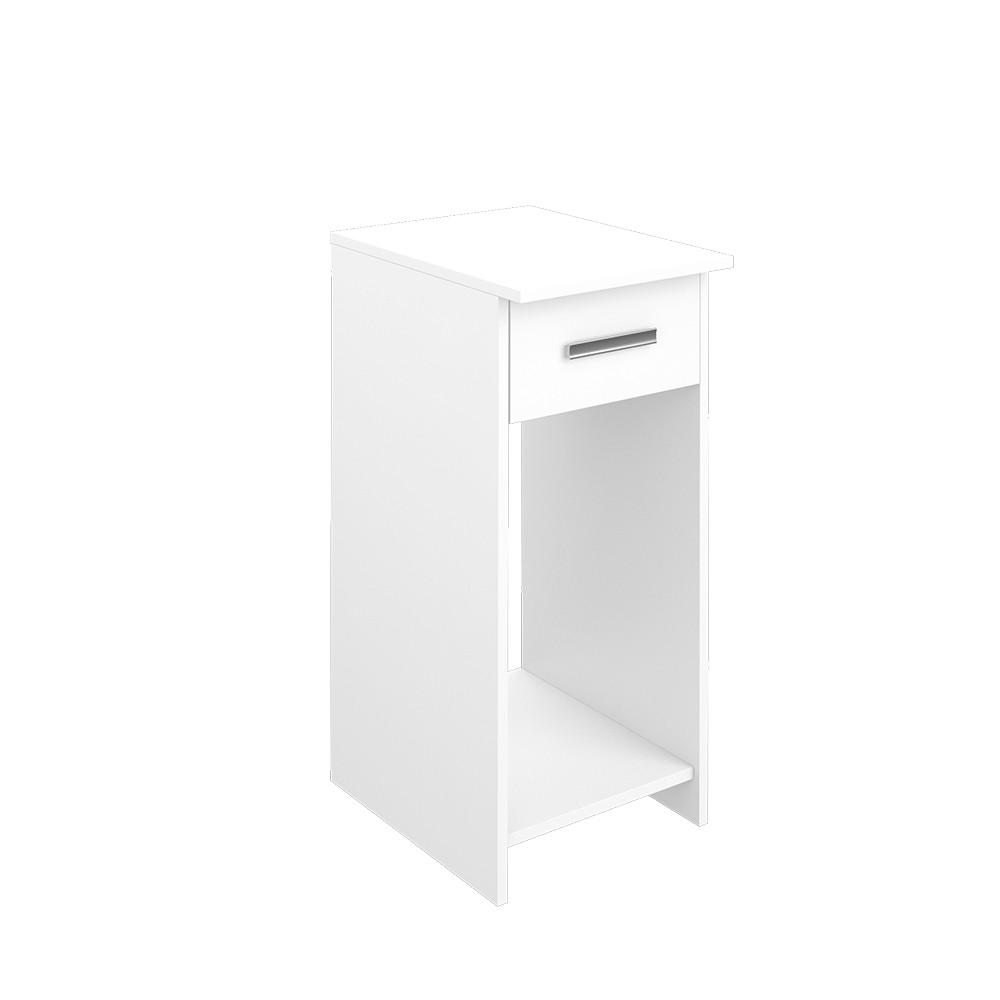 PC-SCHRANK Odin Weiß 35.1 x 45 cm - Weiß, Holzwerkstoff (45/35.1/77cm) - Vicco