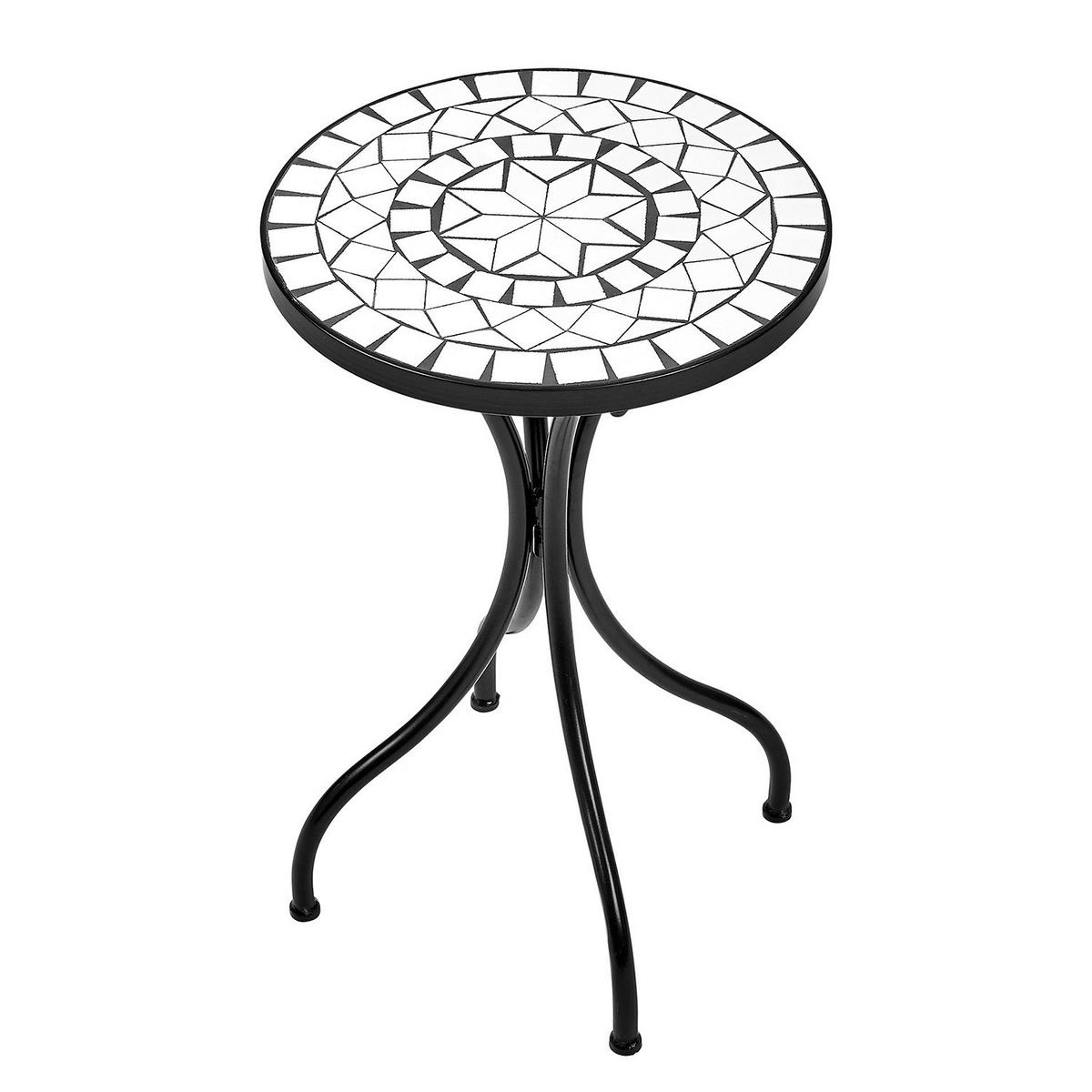 BEISTELLTISCH Palazzo - Weiß, Metall (35/35/54cm) - Butlers