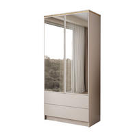 KLEIDERSCHRANK AURORA KASCHMIR 2D2S mit Schubladen - Kaschmir, Holzwerkstoff (100/210/57cm) - Lookway