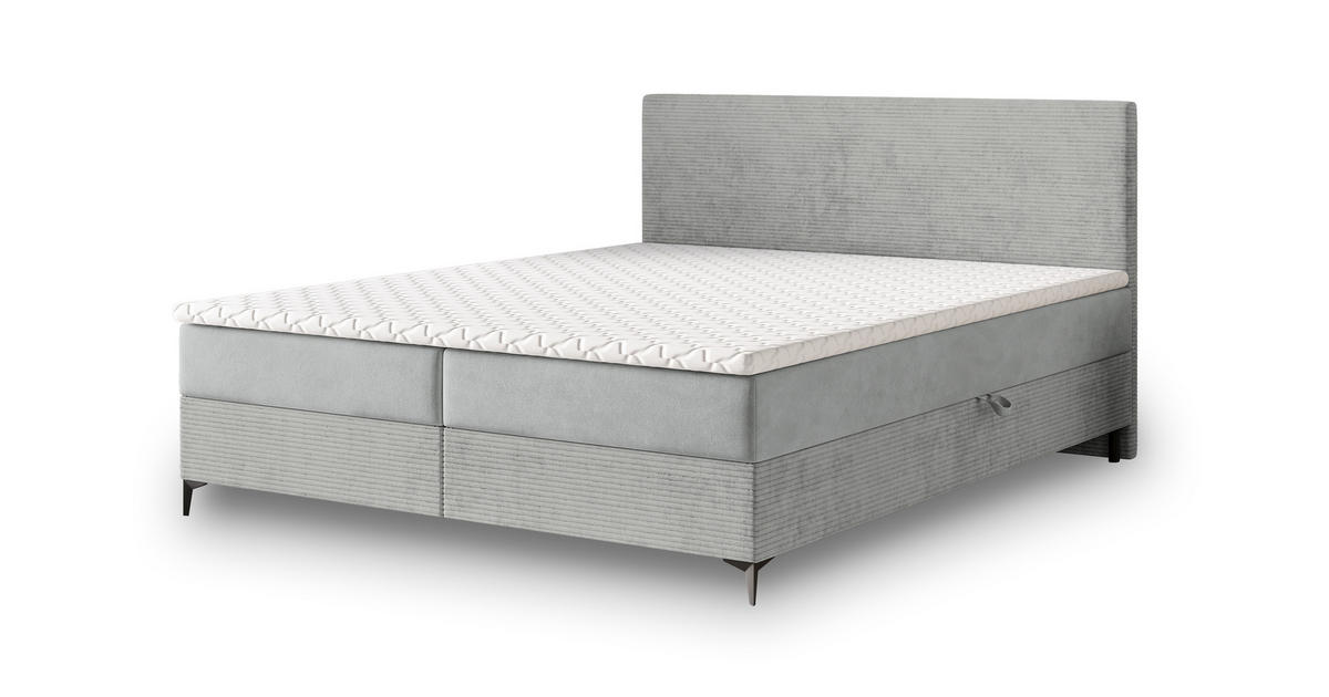 MASSENO BOXBETT TORREL 200x200 cm mit Matratze und Topper, H2+H3 ...