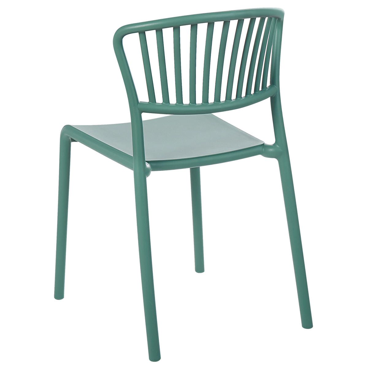 GARTENSTÜHLE 4er-Set Kunststoff grün Gela - Grün, Kunststoff (45/78/50cm) - Beliani