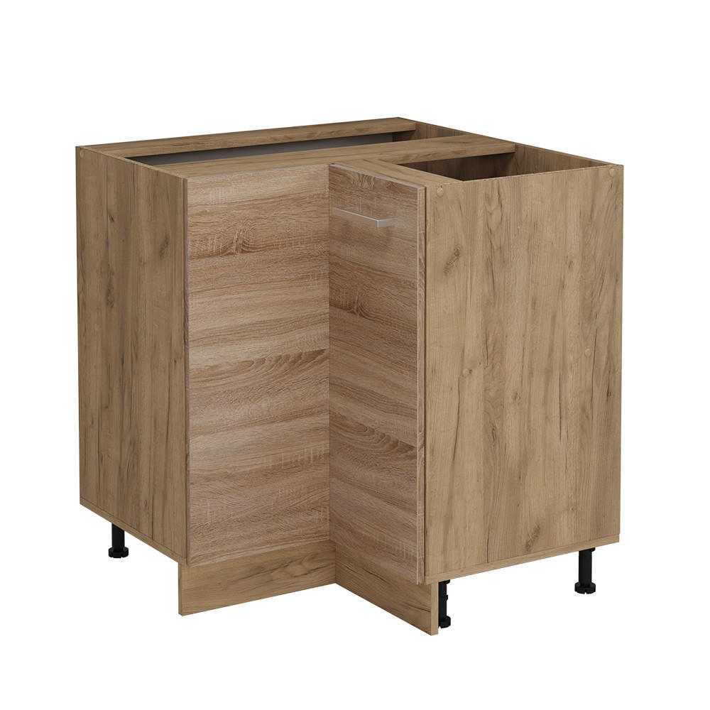 Vicco Eckunterschrank Sonoma Eiche, Eiche 75.6x81.6x46 cm