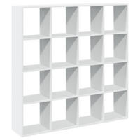 BÜCHERREGAL Weiss 137,5/29/137,5 Cm Holzwerkstoff - Weiß, Holzwerkstoff (29/137.5/137.5cm) - vidaXL