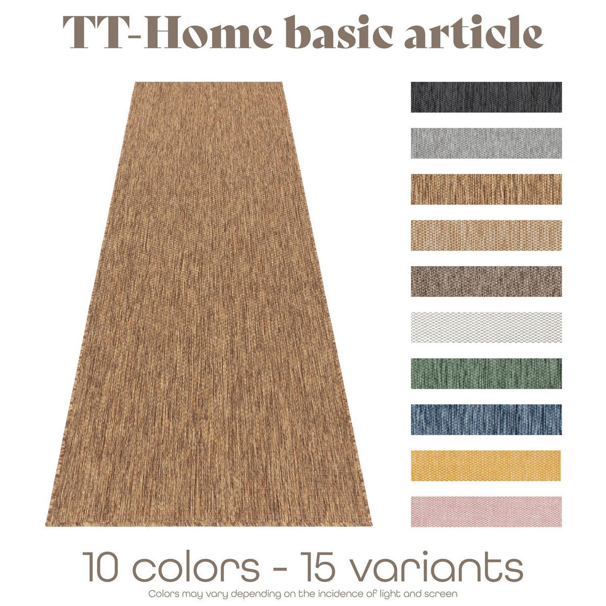 OUTDOORTEPPICH Coffee 80 x 250 cm - Dunkelbraun, Kunststoff (80/250cm) - TT Home