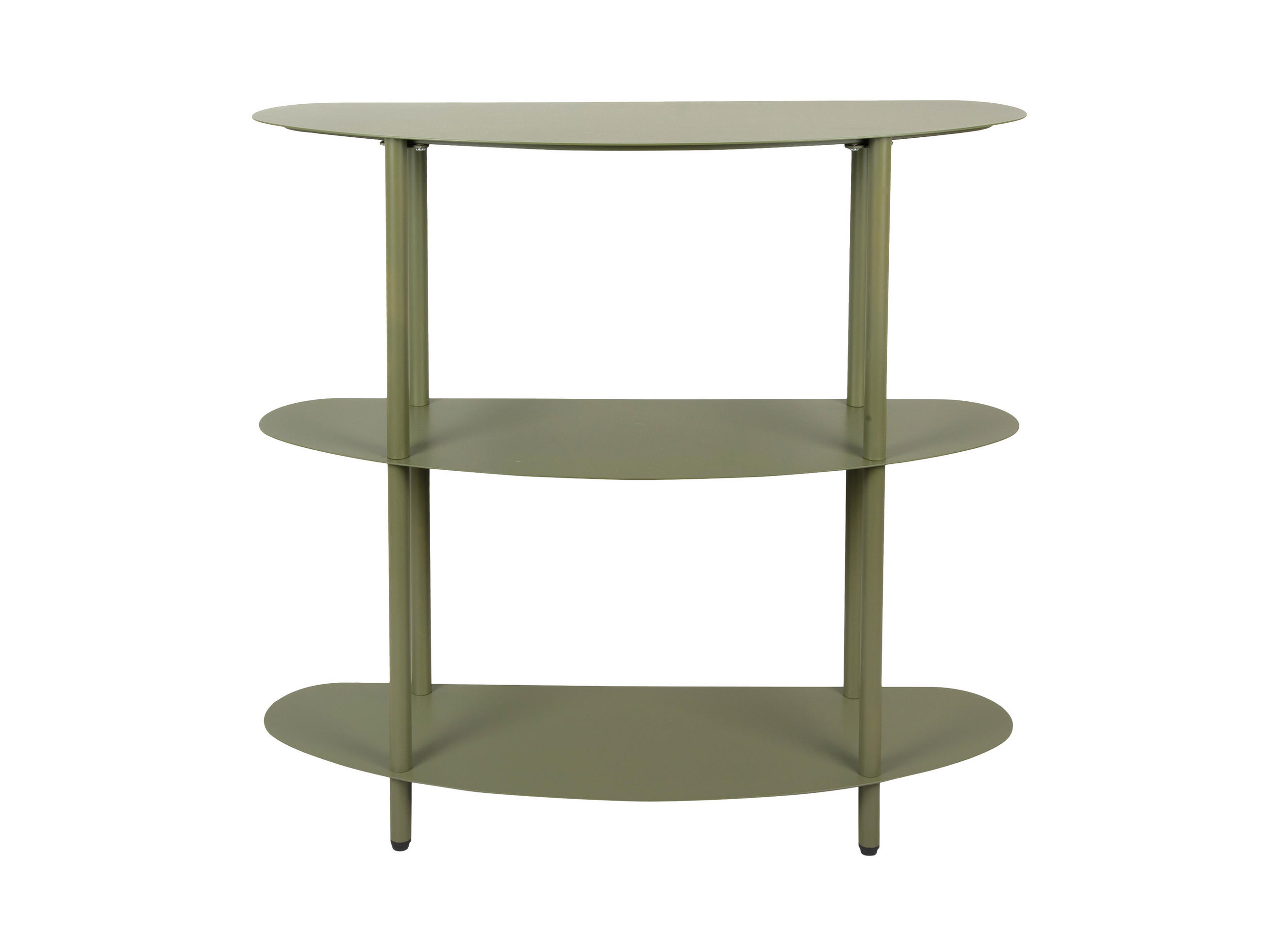 BEISTELLTISCH Riqueza - Grün - 90/28/82 cm - Grün, Metall (90/28/82cm) - Leitmotiv