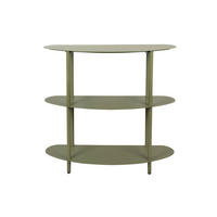 BEISTELLTISCH Riqueza - Grün - 90/28/82 cm - Grün, Metall (90/28/82cm) - Leitmotiv