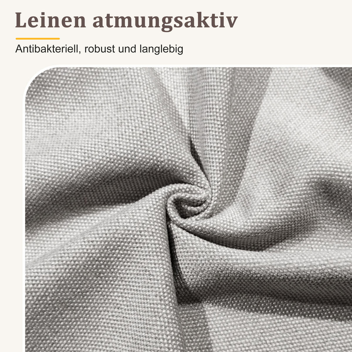 POLSTERBETT 90/200 cm in Grau mit Bettkasten, gepolstertem Kopfteil und Leinenbezug - Grau, Holzwerkstoff/Textil - STILVORA