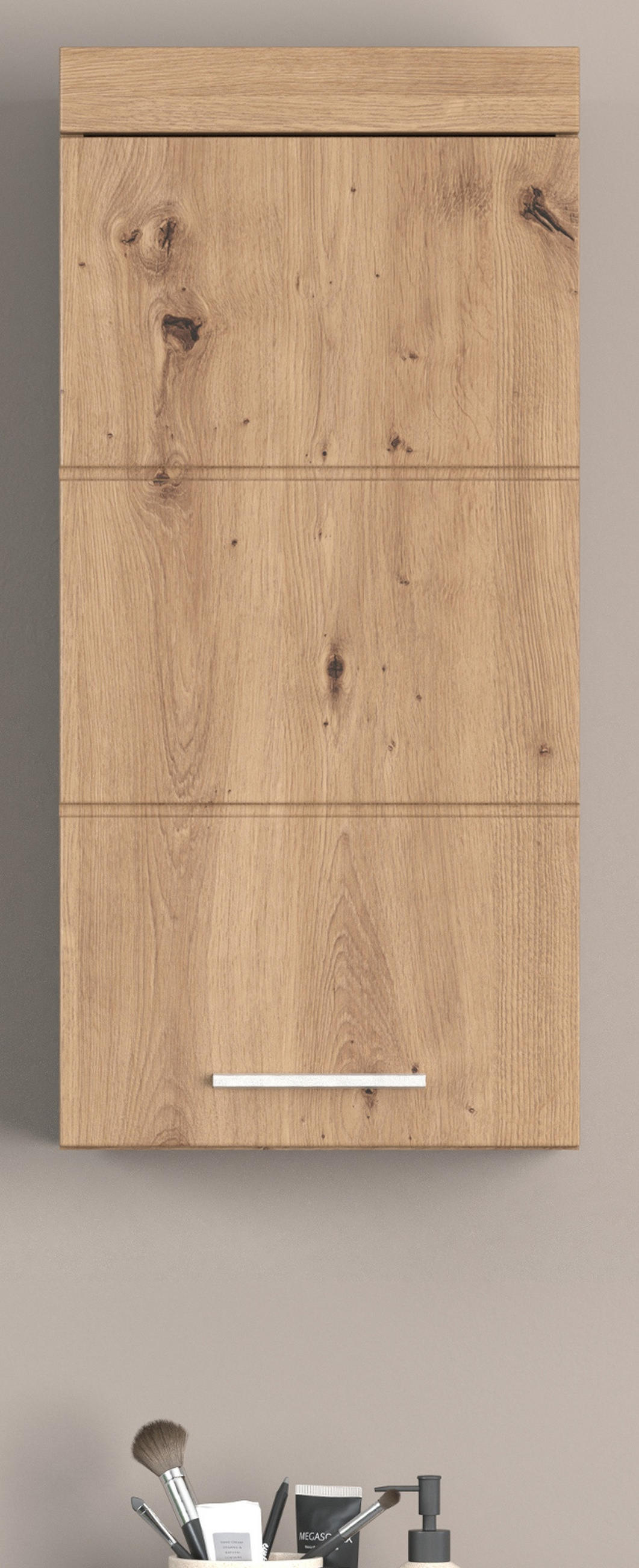 HÄNGESCHRANK Asteiche 37 x 77 cm, Badschrank hängend - Eichefarben, Holzwerkstoff/Kunststoff (37/77/23cm) - Top.Furn