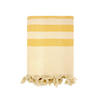 HAMAMTUCH mit Frottee-Fütterung Gelb 90x160 340g/m² - Fidji Sonnenblume - Gelb, Textil (160/90cm) - LE COMPTOIR DE LA PLAGE