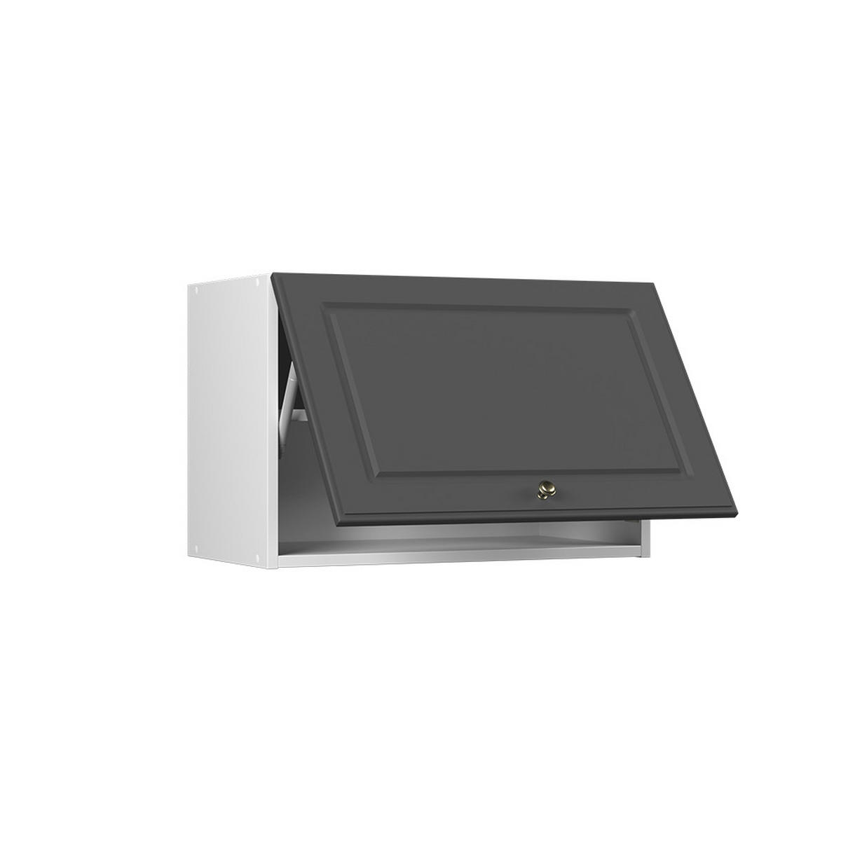 HÄNGESCHRANK Fame-Line, Anthrazit-Gold Landhaus/Weiß, 60 cm - Anthrazit/Weiß, Holzwerkstoff (60/40/34.1cm) - Vicco