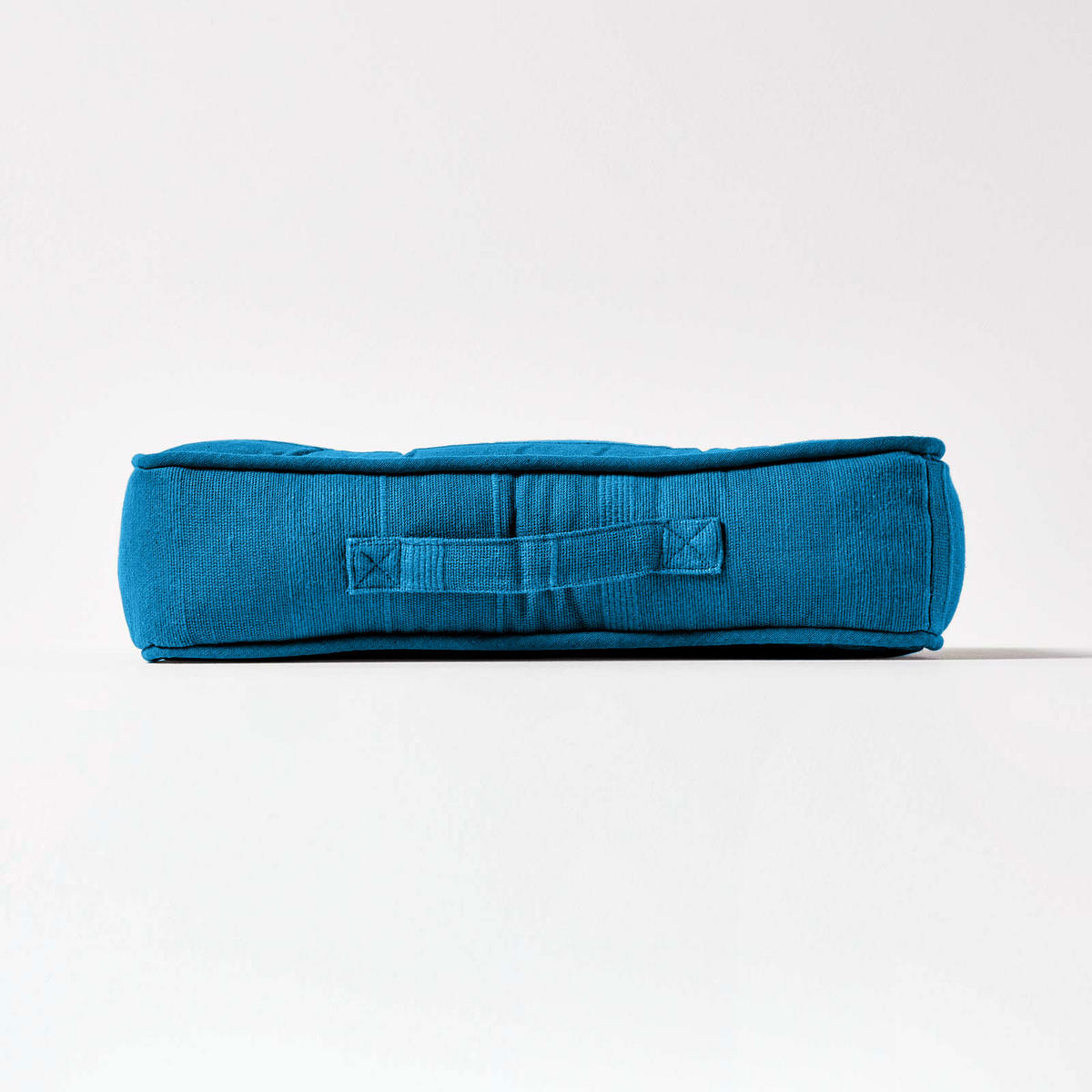 SITZKISSEN Rajput petrol-blau 40/40/8 cm - Petrol, Textil (40/40/8cm) - Homescapes