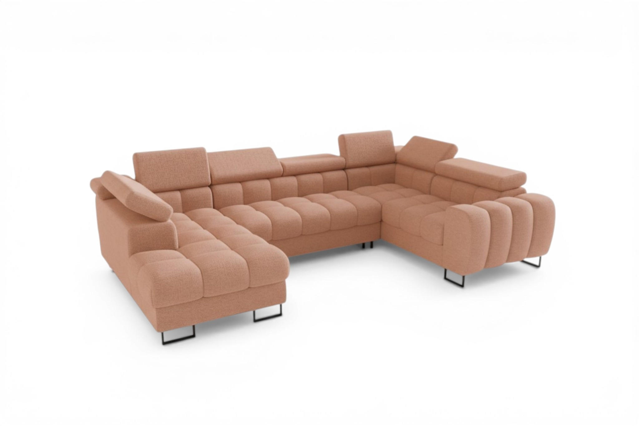 Fun Möbel Wohnlandschaft Orange 195x95x350 cm