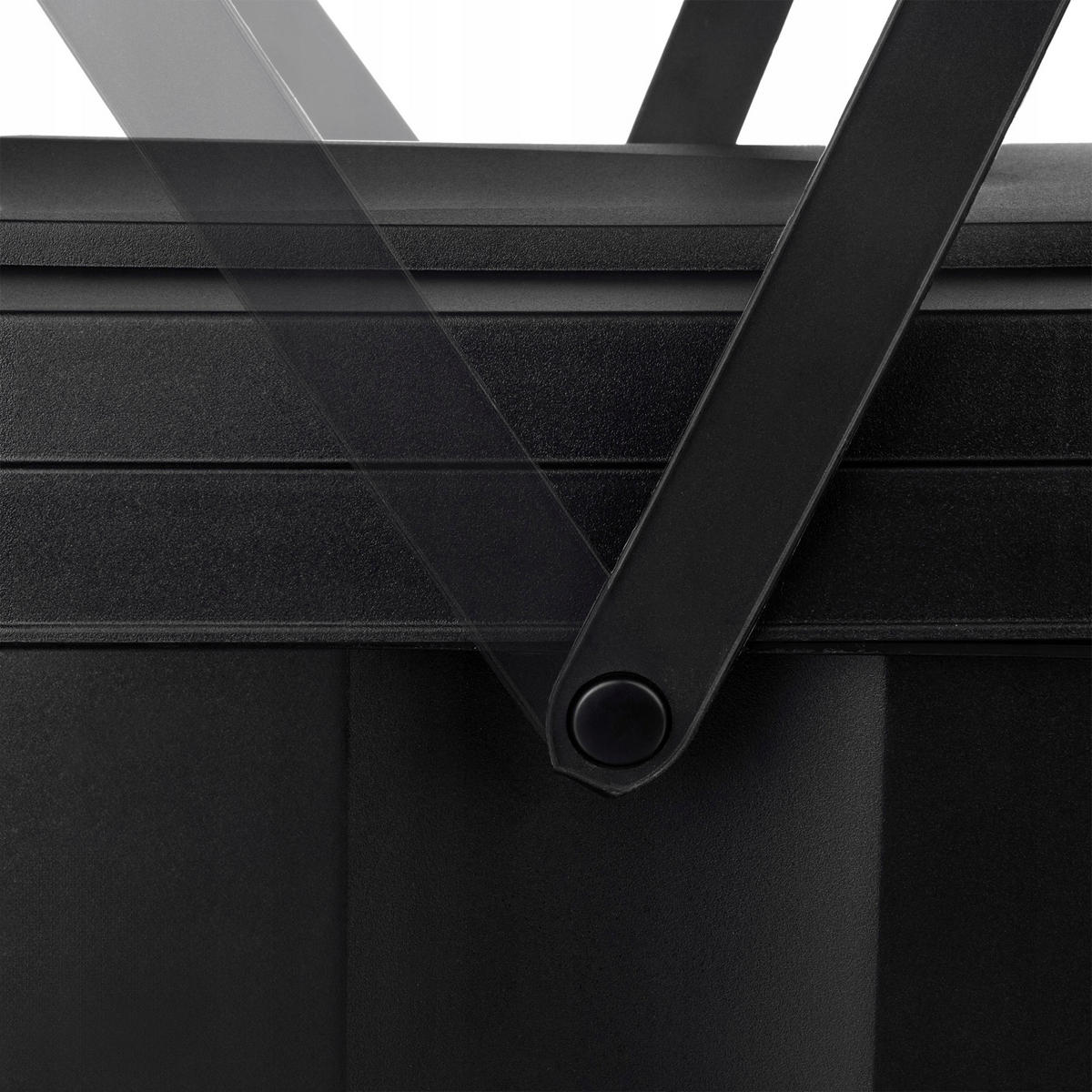 ABFALLBEHÄLTER 4x25 L, schwarz - Schwarz, Kunststoff (22/38cm) - KADAX