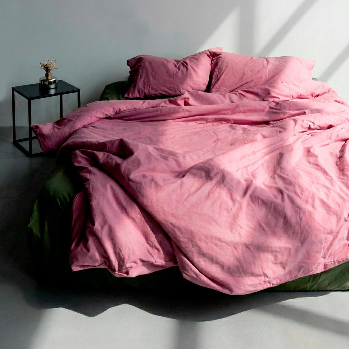 BETTBEZUG basic 155x220 cm (komfortgrösse) magenta - Magenta, Textil (155/220cm) - Happy Friday