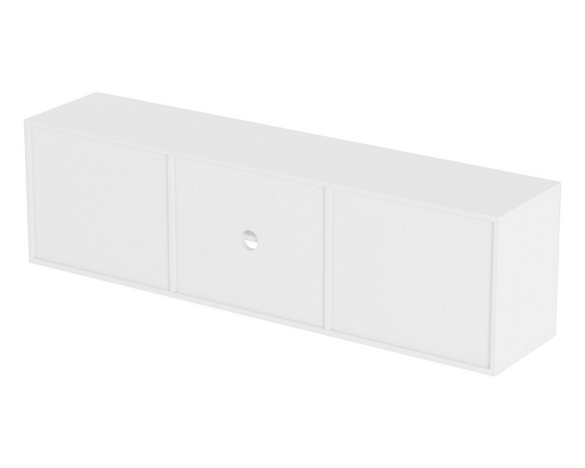 TV-SCHRANK in 160/45/35 cm - Weiß, Holzwerkstoff (160/45/35cm) - HOMAVO