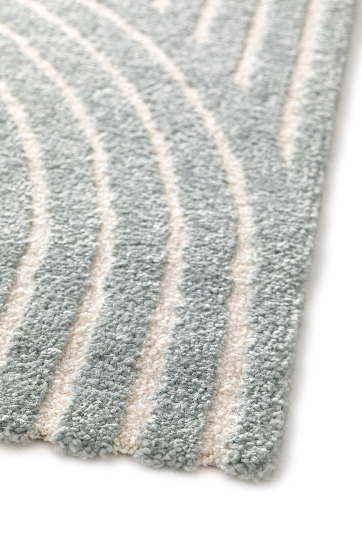 TEPPICH sehr weich mit Relief-Effekt Blau - Blau, Textil (160/230cm) - AFK Living