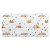 SCHREIBTISCHUNTERLAGE 120x60 cm Bunt - Rot/Weiß, Kunststoff (1.6/120/60cm) - Wallfluent