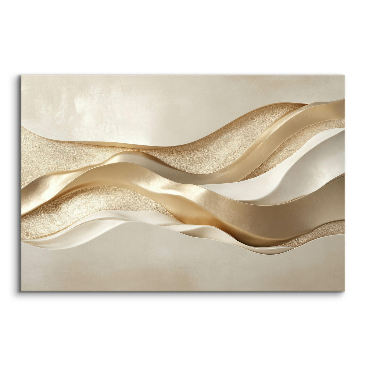 LEINWANDBILD Abstraktion Glamour 3D Effekt 120/80 cm - Beige/Braun, Textil (120/80cm) - Muralo