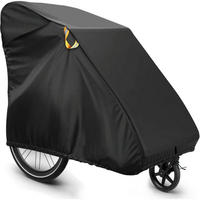 FALTGARAGE für Fahrradanhänger 140 x 88 x 92 cm - Schwarz, Textil (88/92/140cm)