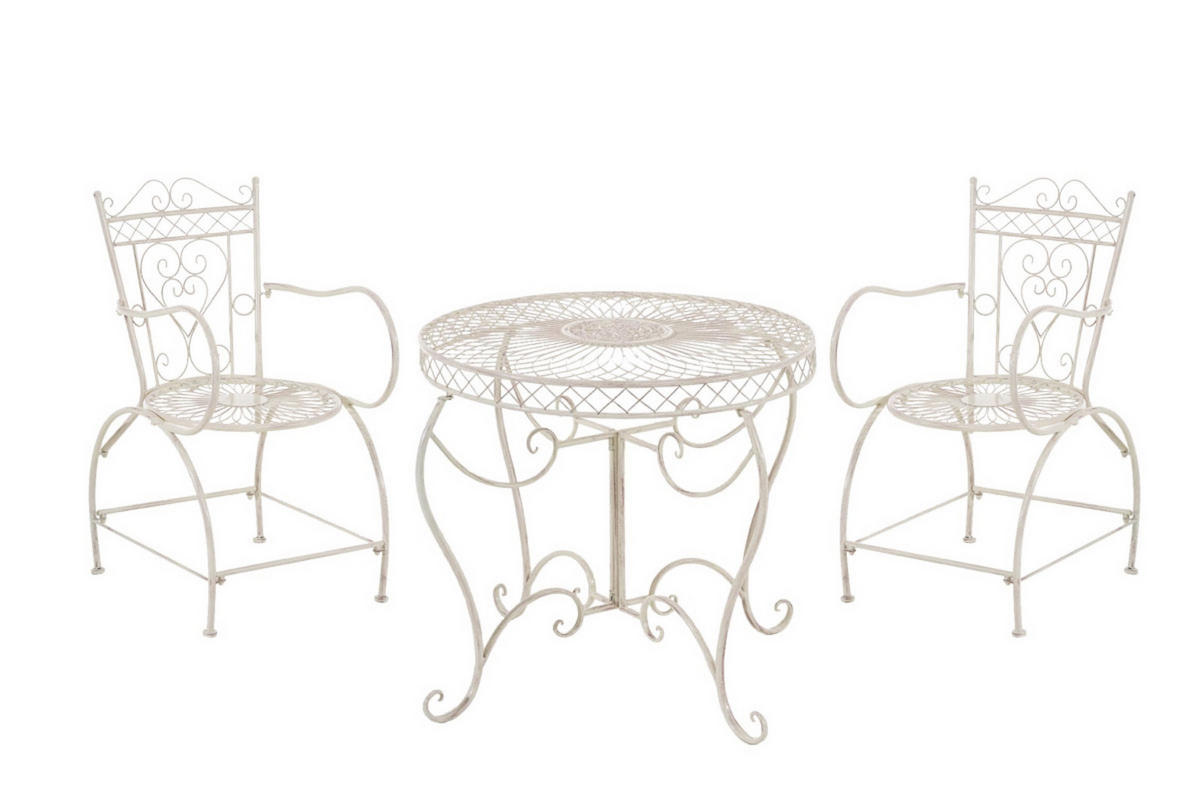 SITZGRUPPE Sheen antik-creme - Naturfarben, Metall - TPFGarden