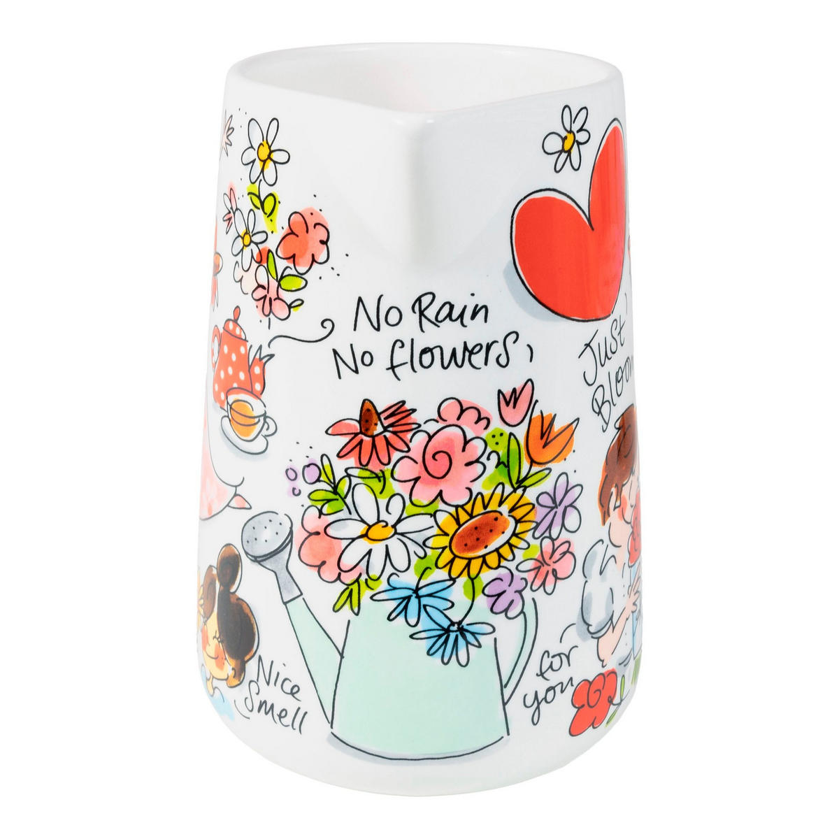 SAFTKANNE Kleine Dinge in Bunt - 1000 ml - Multicolor, Keramik (1L) - Blond Amsterdam