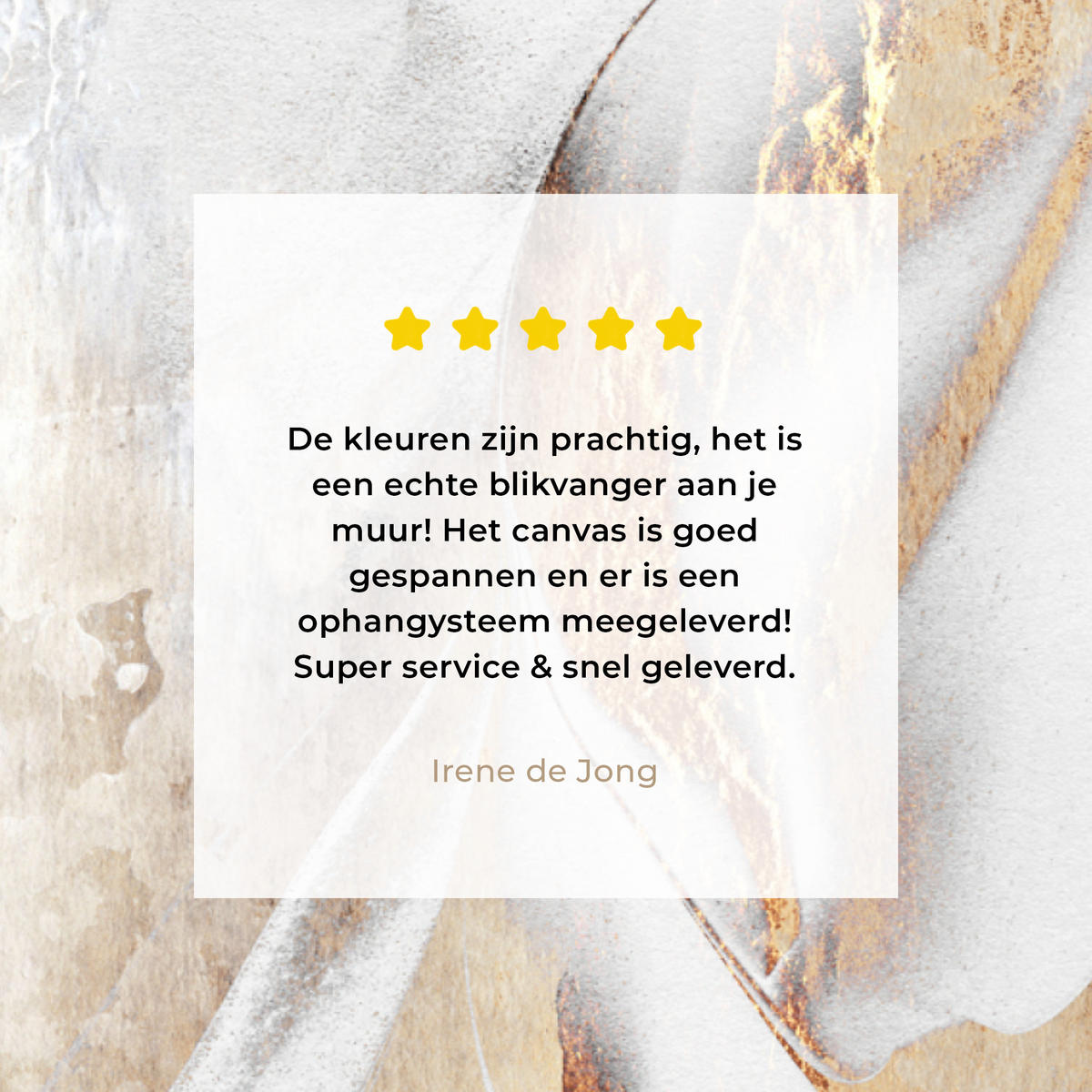 LEINWANDBILD Luxus - Abstrakt - Gold - Weiß Wandbilder 80x60 cm - Goldfarben, Textil (80/60cm) - MuchoWow