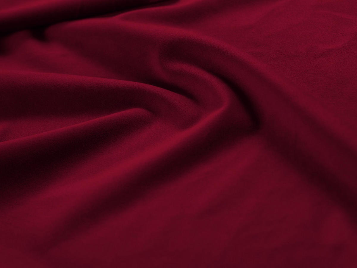 PANORAMASOFA Mamaia aus Samt rot 9 Sitzplätze - Rot, Textil (256/75/337cm) - Micadoni