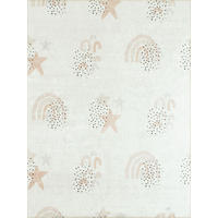 KINDERTEPPICH mit Regenbogenmuster in Creme Happy 120x160 cm - Creme, Textil (120/160cm) - Nazar Rugs