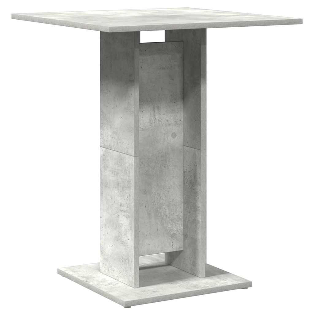 BISTROTISCH Betongrau 60x60x75 cm Holzwerkstoff - Grau, Holzwerkstoff (60/60/75cm) - furnicato