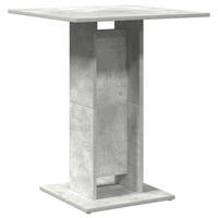 BISTROTISCH Betongrau 60x60x75 cm Holzwerkstoff - Grau, Holzwerkstoff (60/60/75cm) - furnicato