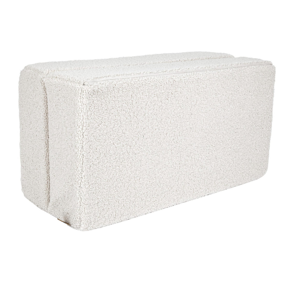 KINDERSOFA, Bearly, Cube, Cremig - Creme, Textil (96/40/50cm) - MeowBaby