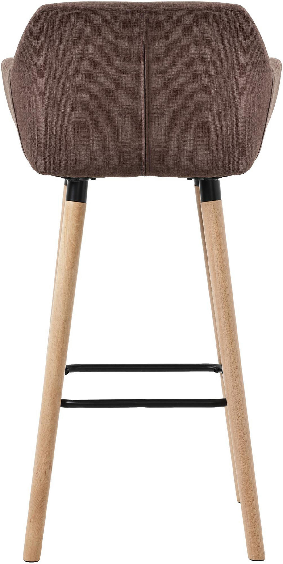 BARHOCKER Mirid Stoff Coffee - Braun, Textil (51/101/50cm) - DELUKE