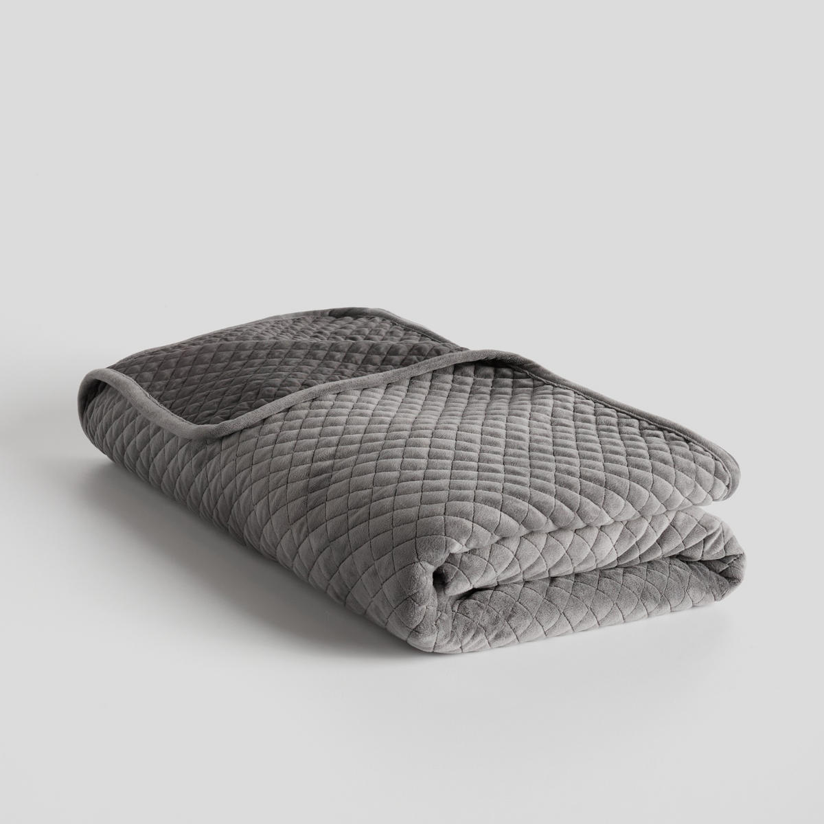 TAGESDECKE Plums - Dunkelgrau, Textil (200/220cm) - home&you