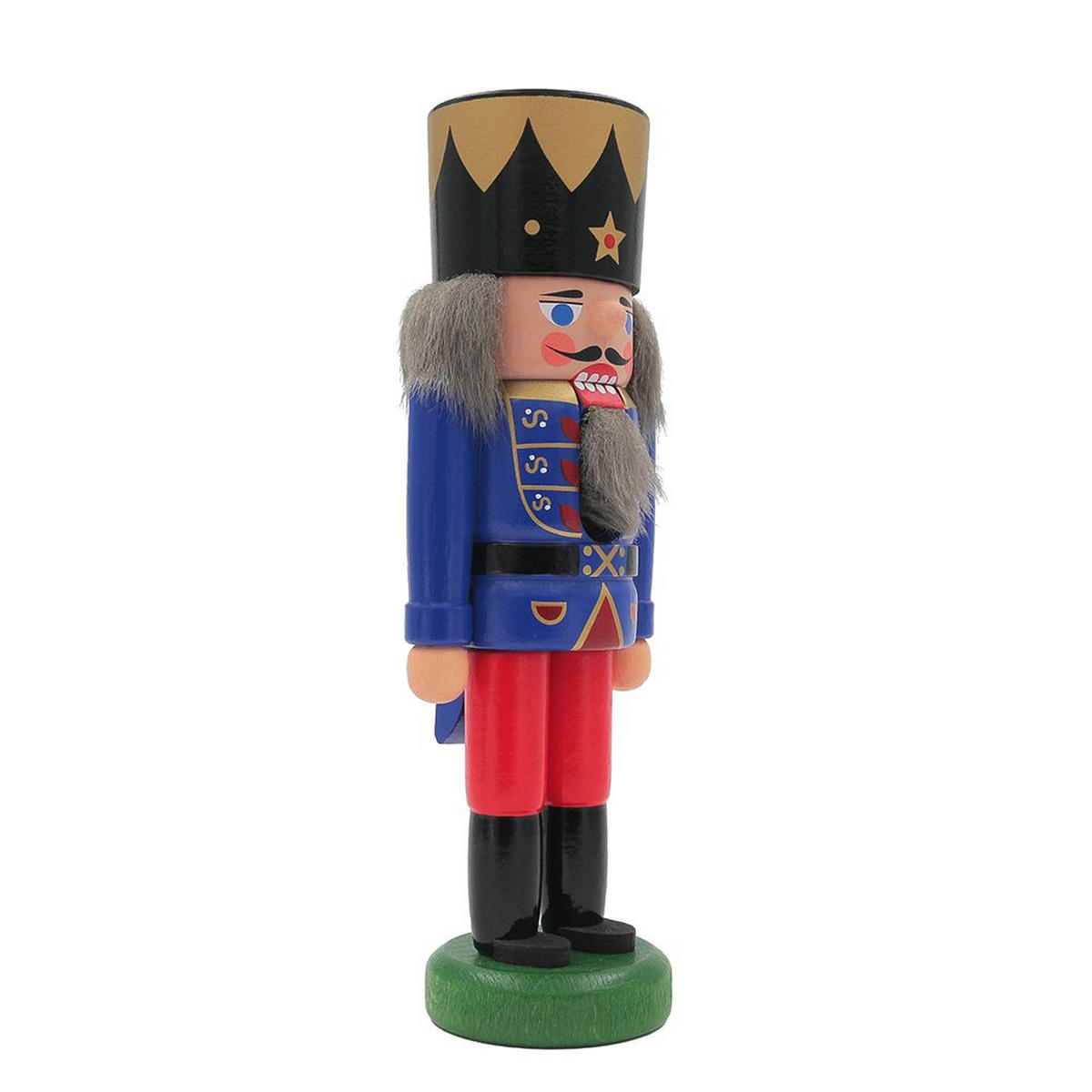 NUSSKNACKER 13 cm König dunkelblau - Multicolor, Metall (0.1/15/0.1cm)