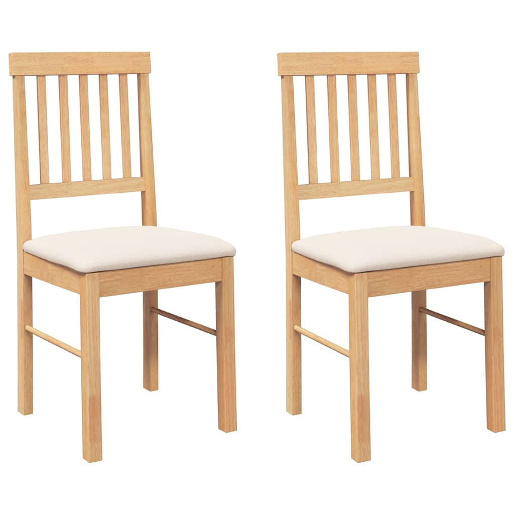 STUHL-SET 2 Stk Hargenhain 42.5/90/44.5 cm - Braun, Holz (42.5/90/44.5cm) - ZMH