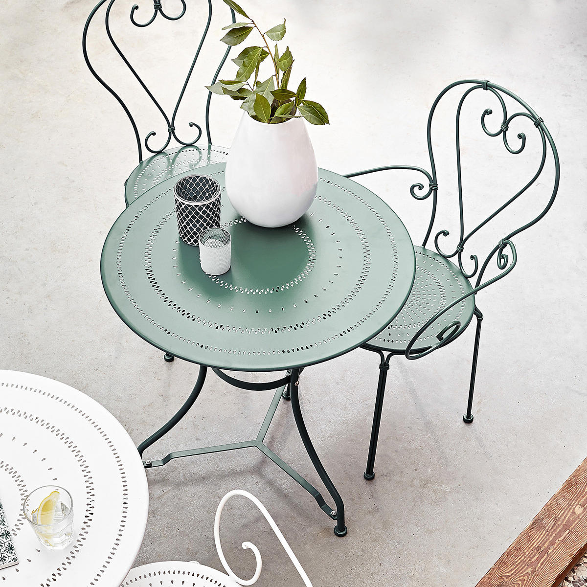 GARTENSTUHL Century - Grün, Metall (53/91/49cm) - Butlers