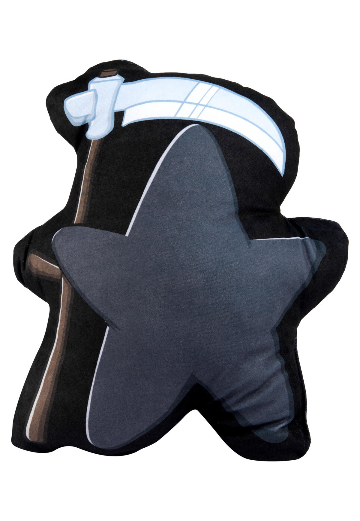 ZIERKISSEN Tod aber lustig Schwarz 37 x 32 cm - Schwarz, Textil (32/37cm) - United Labels