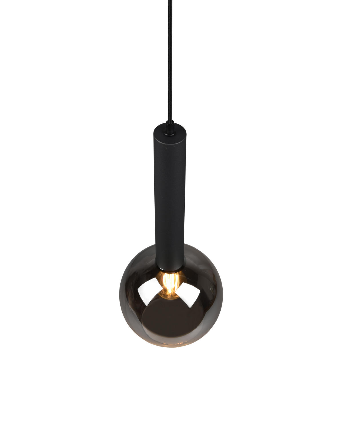HÄNGELAMPE CLAYTON - Schwarz - 20/20/150 cm - Schwarz, Metall (20/20/150cm) - Trio Leuchten