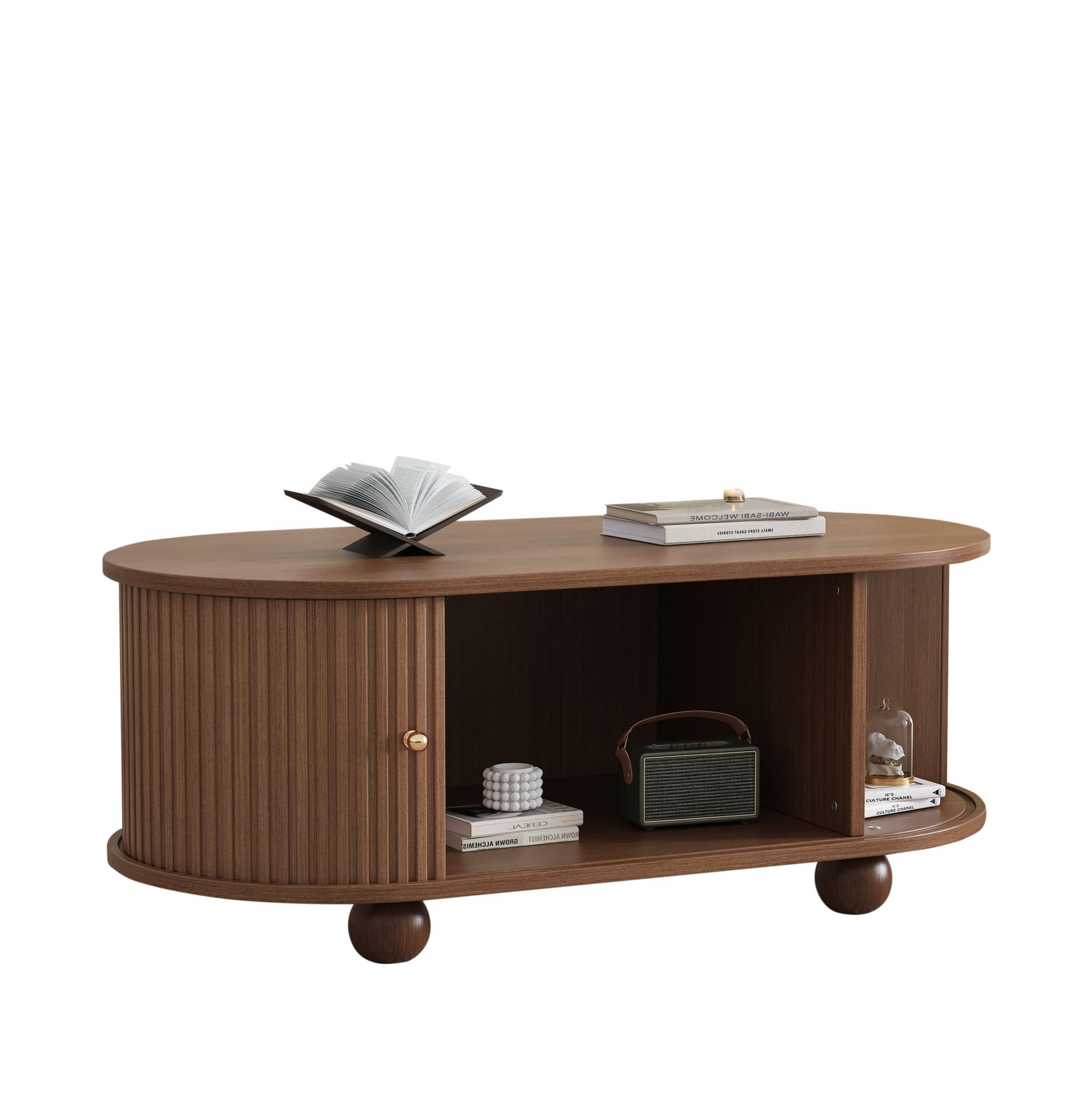 Meubliv Couchtisch Braun 50x40x100 cm