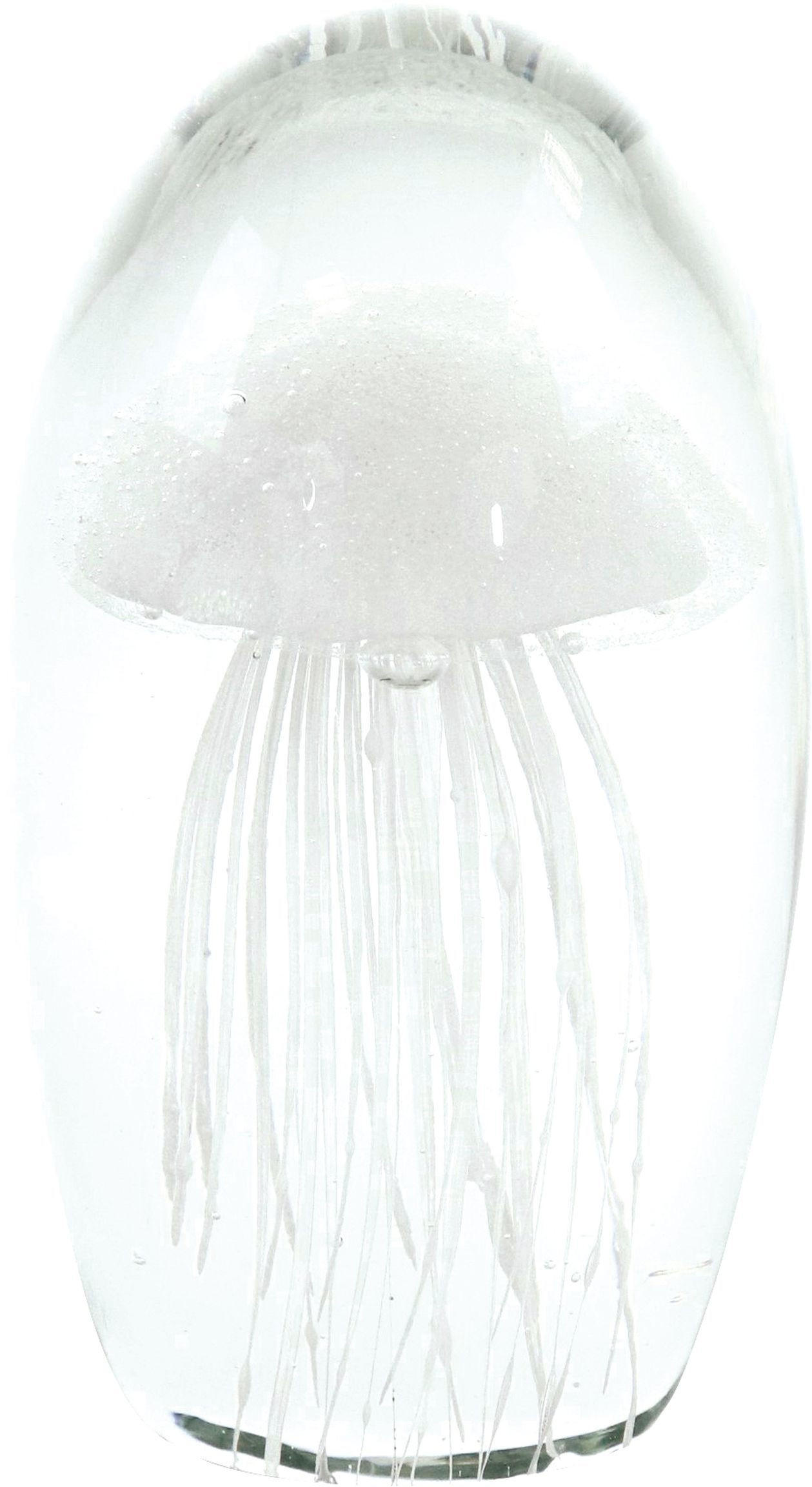 BRIEFBESCHWERER Medusa Weiß - Weiß, Glas (6/16/6cm) - FURNARO