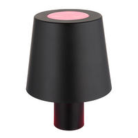 LED TISCHLEUCHTE Kunststoff Schwarz - Schwarz, Kunststoff (10.5/10.5/14cm) - Globo Lighting