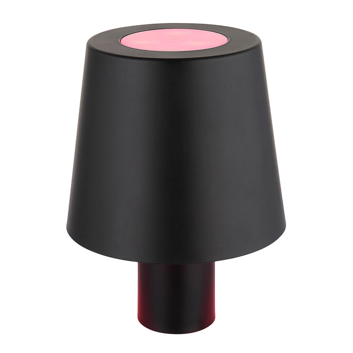 LED TISCHLEUCHTE Kunststoff Schwarz - Schwarz, Kunststoff (10.5/10.5/14cm) - Globo Lighting