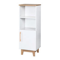 STANDREGAL Finn - Weiß, Holzwerkstoff (45/128/42cm) - Roba