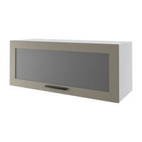 KLAPPHÄNGESCHRANK Kvantum W4BS/90 Beige Matt / Weiß Matt 90 / 32,5 / 36cm - Beige/Weiß, Holz/Holzwerkstoff (90/36/32.5cm) - Feldmann-Wohnen